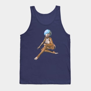 Bronze Bot Pinup Tank Top